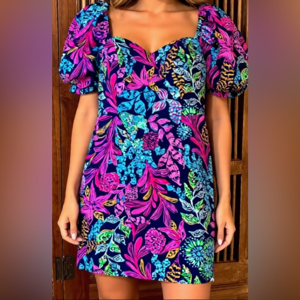 Lilly Pulitzer Morena Multicolor Patterned dress with built in shorts